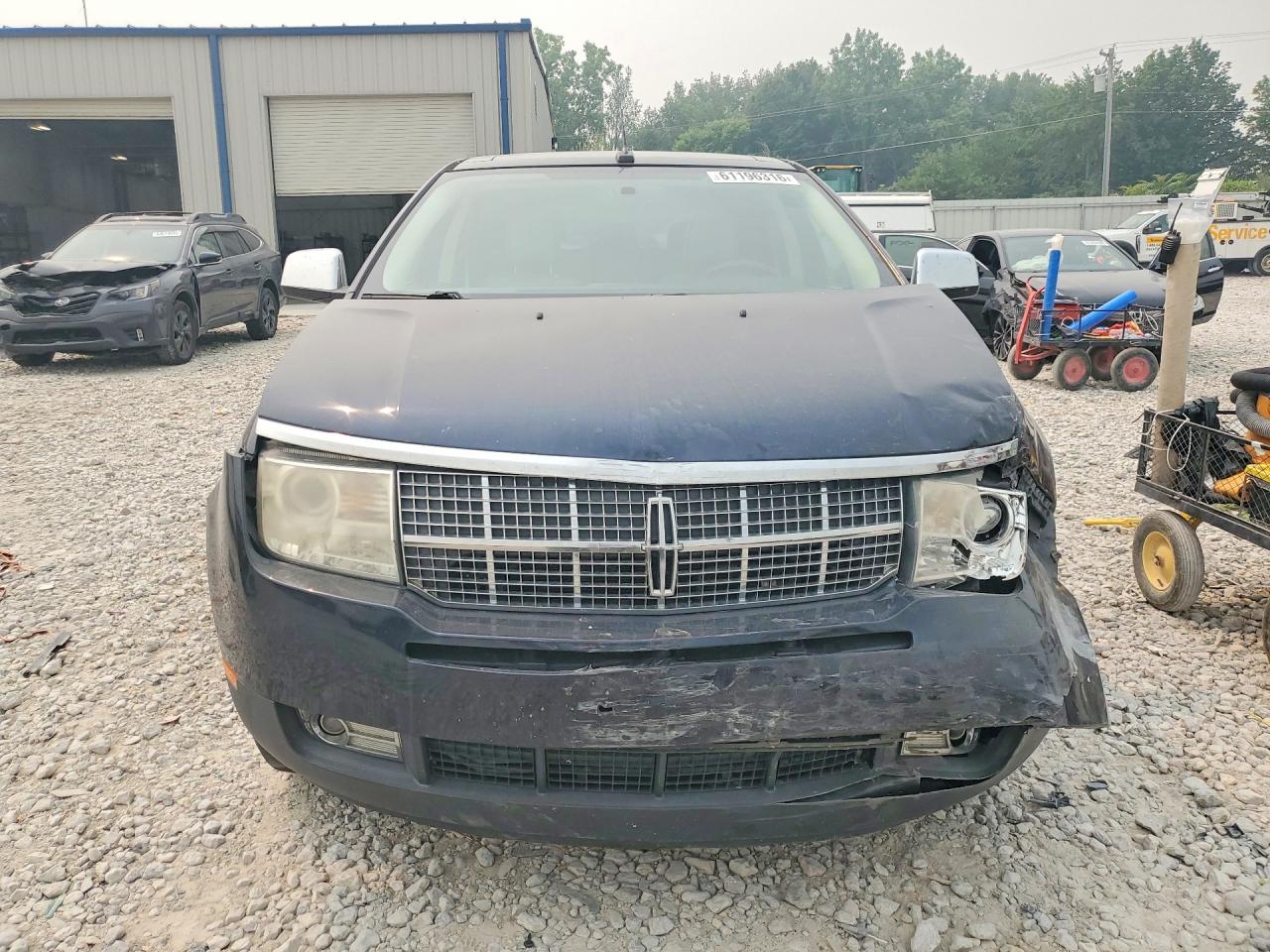 2008 Lincoln Mkx Blue vin: 2LMDU88C68BJ12914