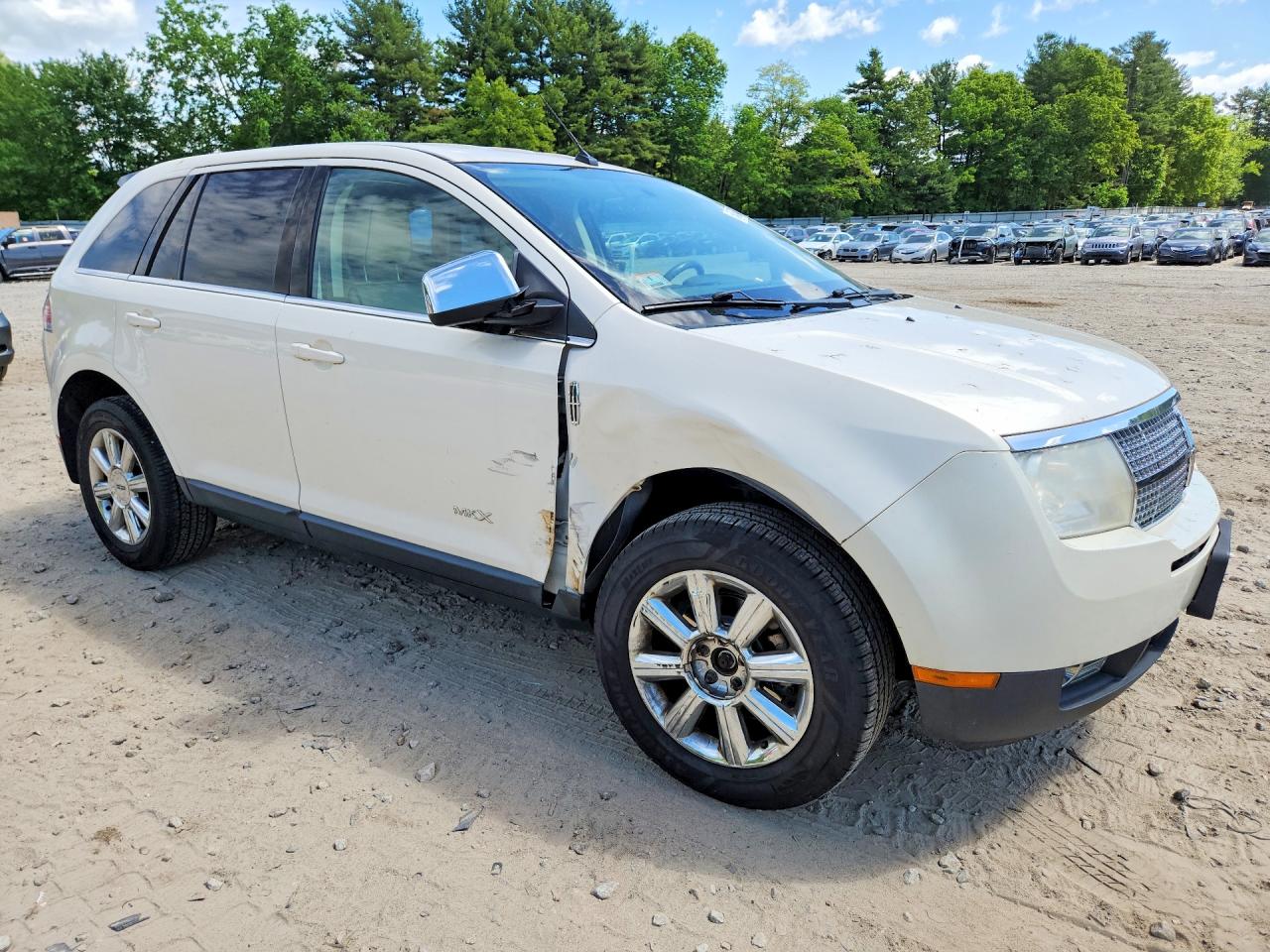 2008 Lincoln Mkx White vin: 2LMDU88C68BJ22388