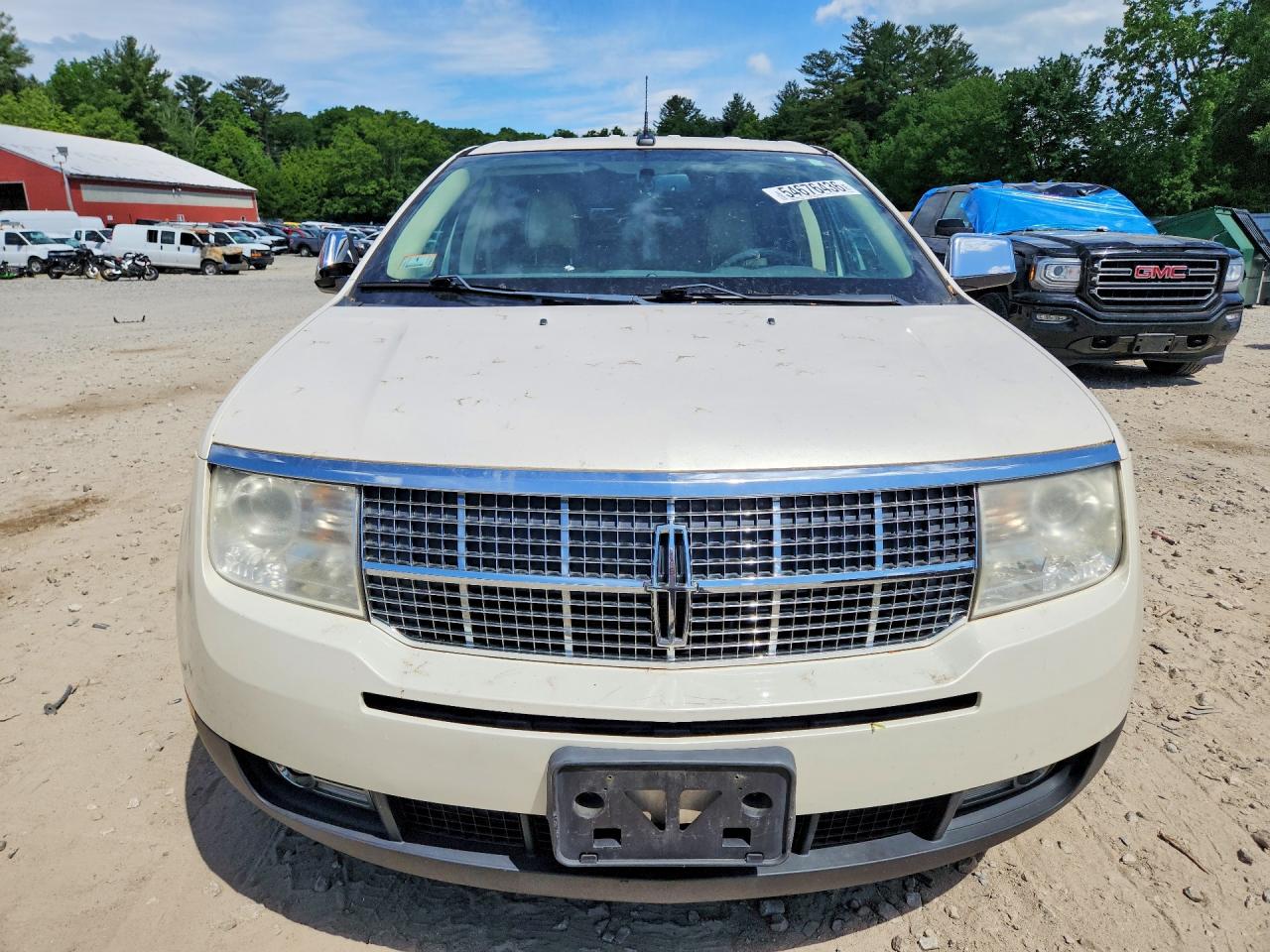 2008 Lincoln Mkx White vin: 2LMDU88C68BJ22388