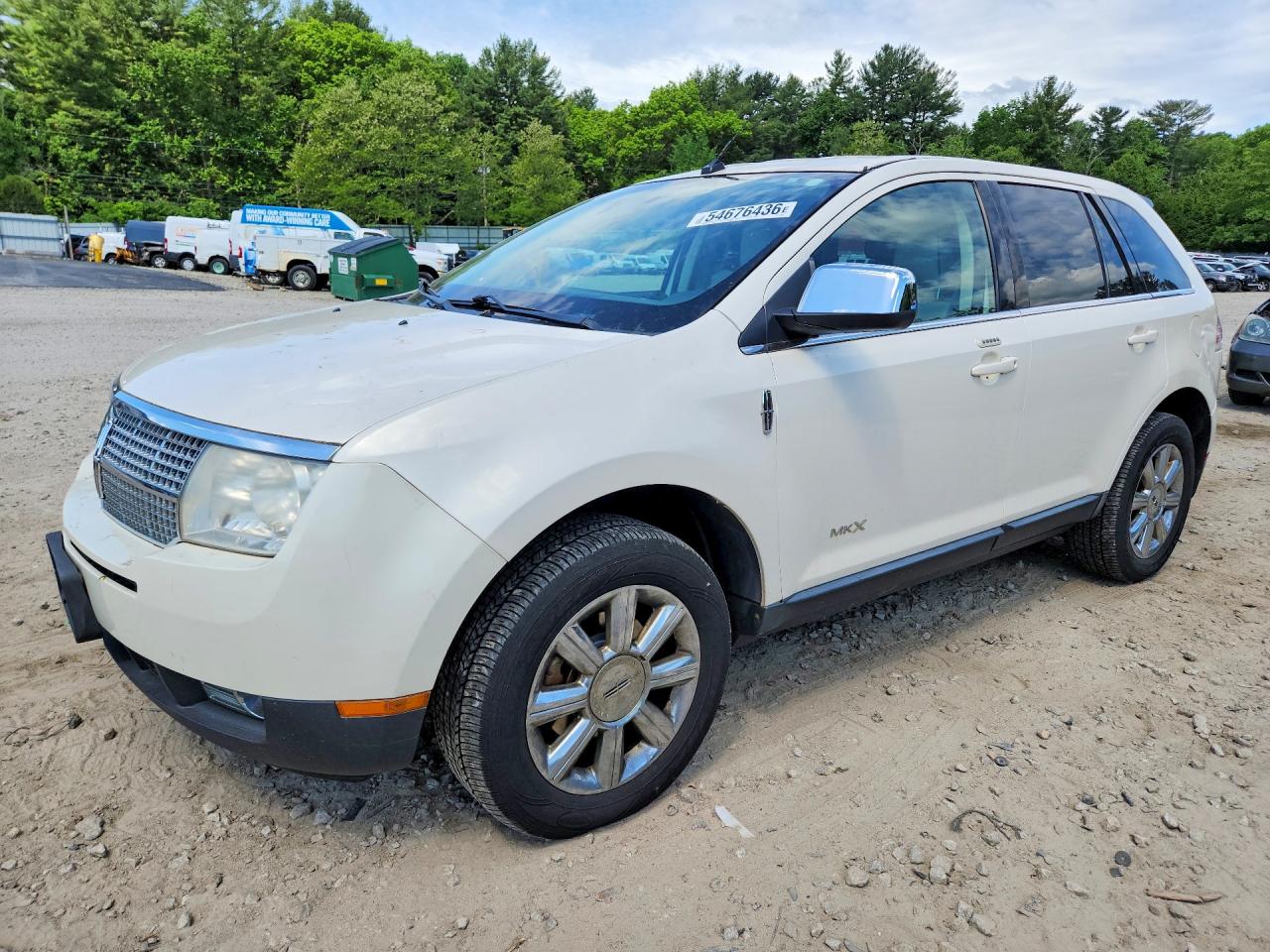 2008 Lincoln Mkx Белый vin: 2LMDU88C68BJ22388
