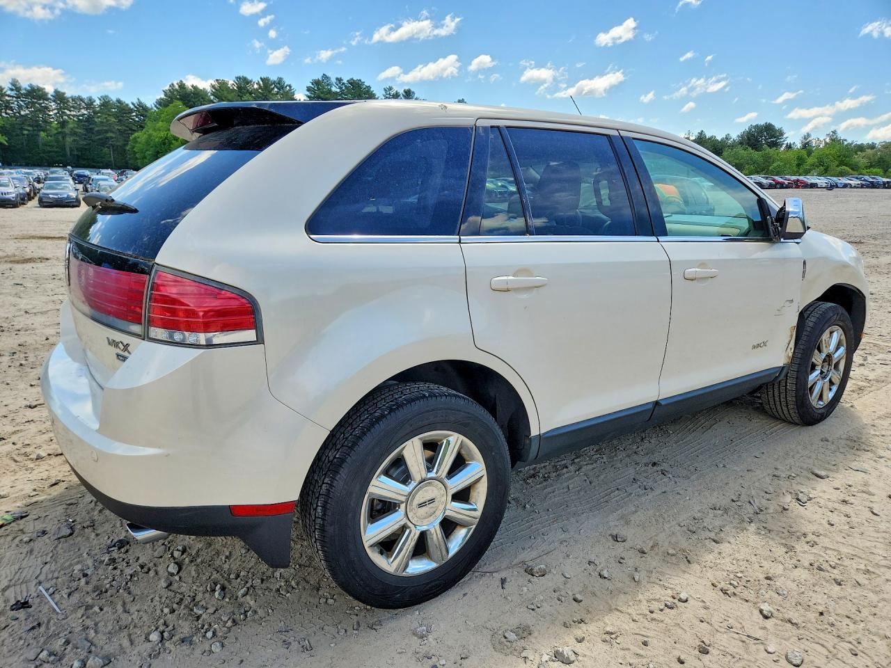2008 Lincoln Mkx White vin: 2LMDU88C68BJ22388
