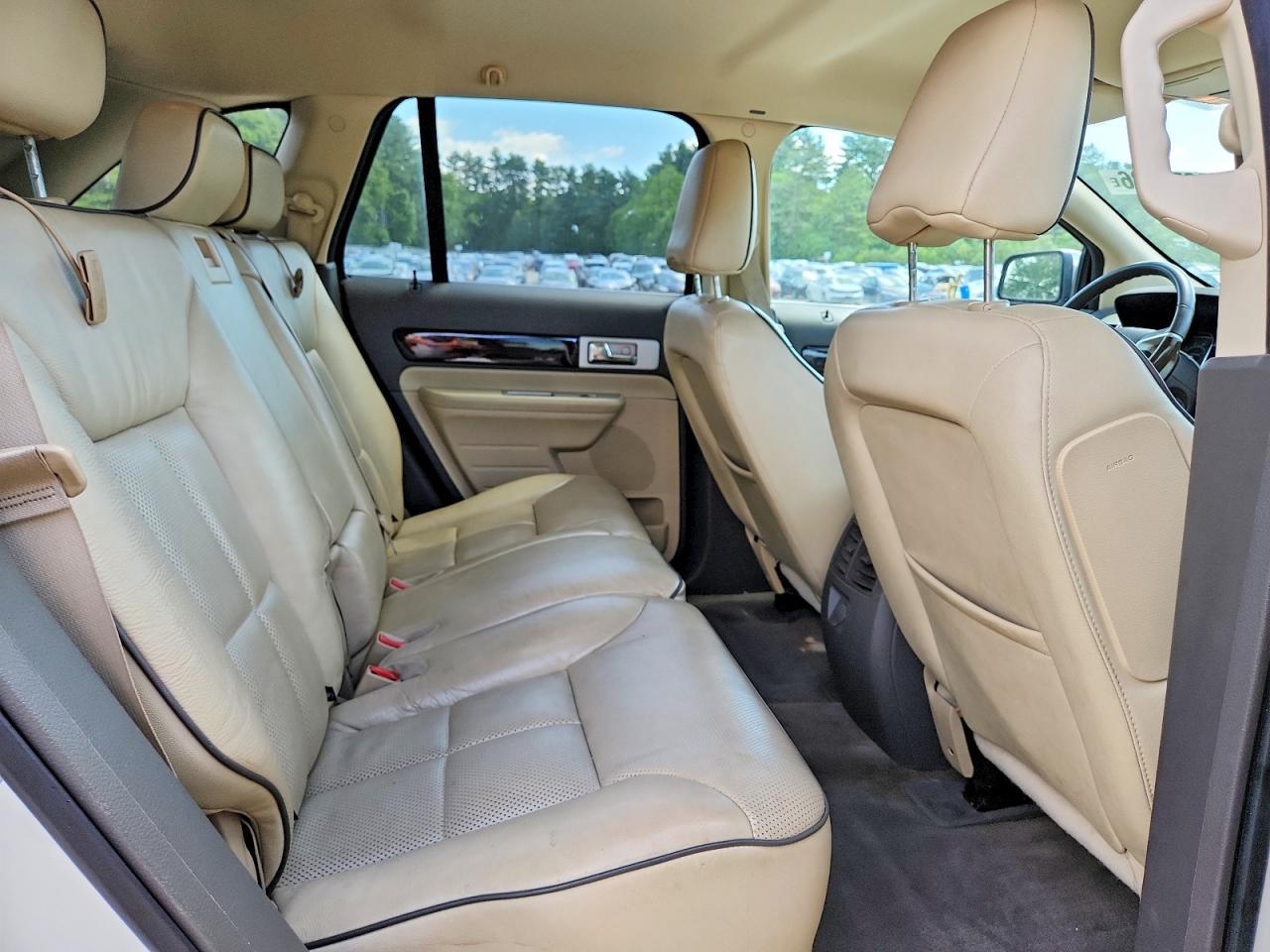 2008 Lincoln Mkx White vin: 2LMDU88C68BJ22388