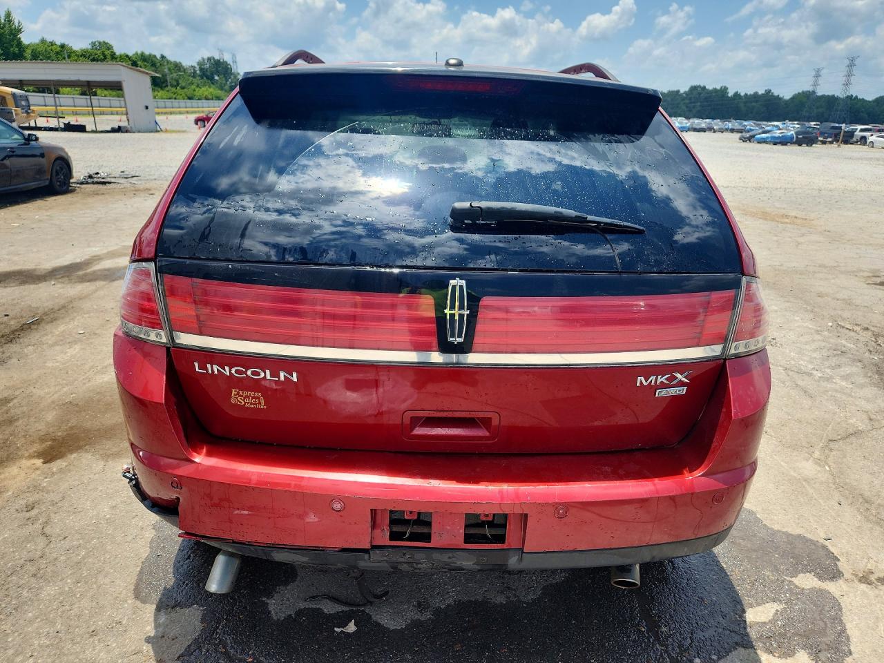 2008 Lincoln Mkx Red vin: 2LMDU88C68BJ30233