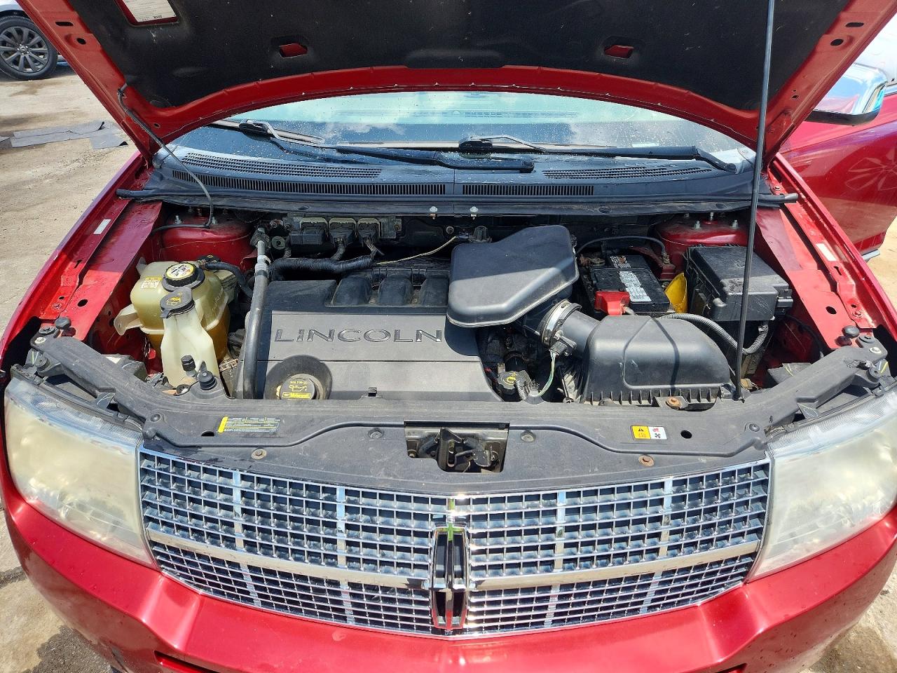 2008 Lincoln Mkx Red vin: 2LMDU88C68BJ30233