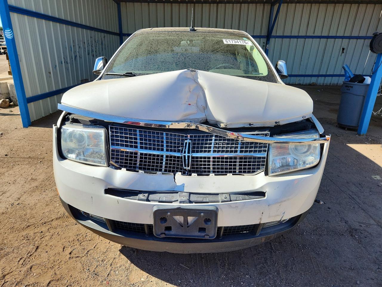 2009 Lincoln Mkx White vin: 2LMDU88C69BJ06466