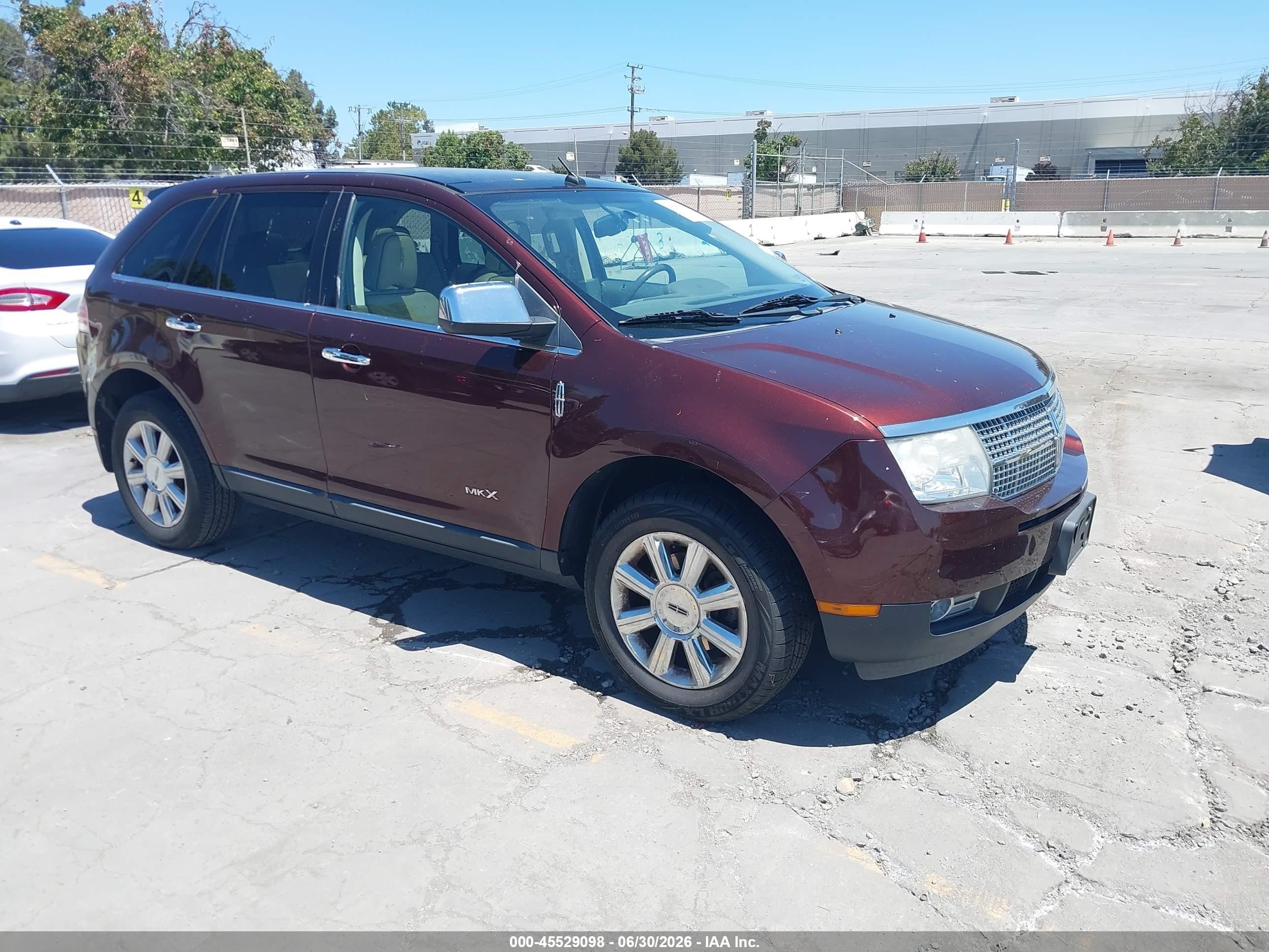 2009 Lincoln Mkx   Maroon vin: 2LMDU88C69BJ12591