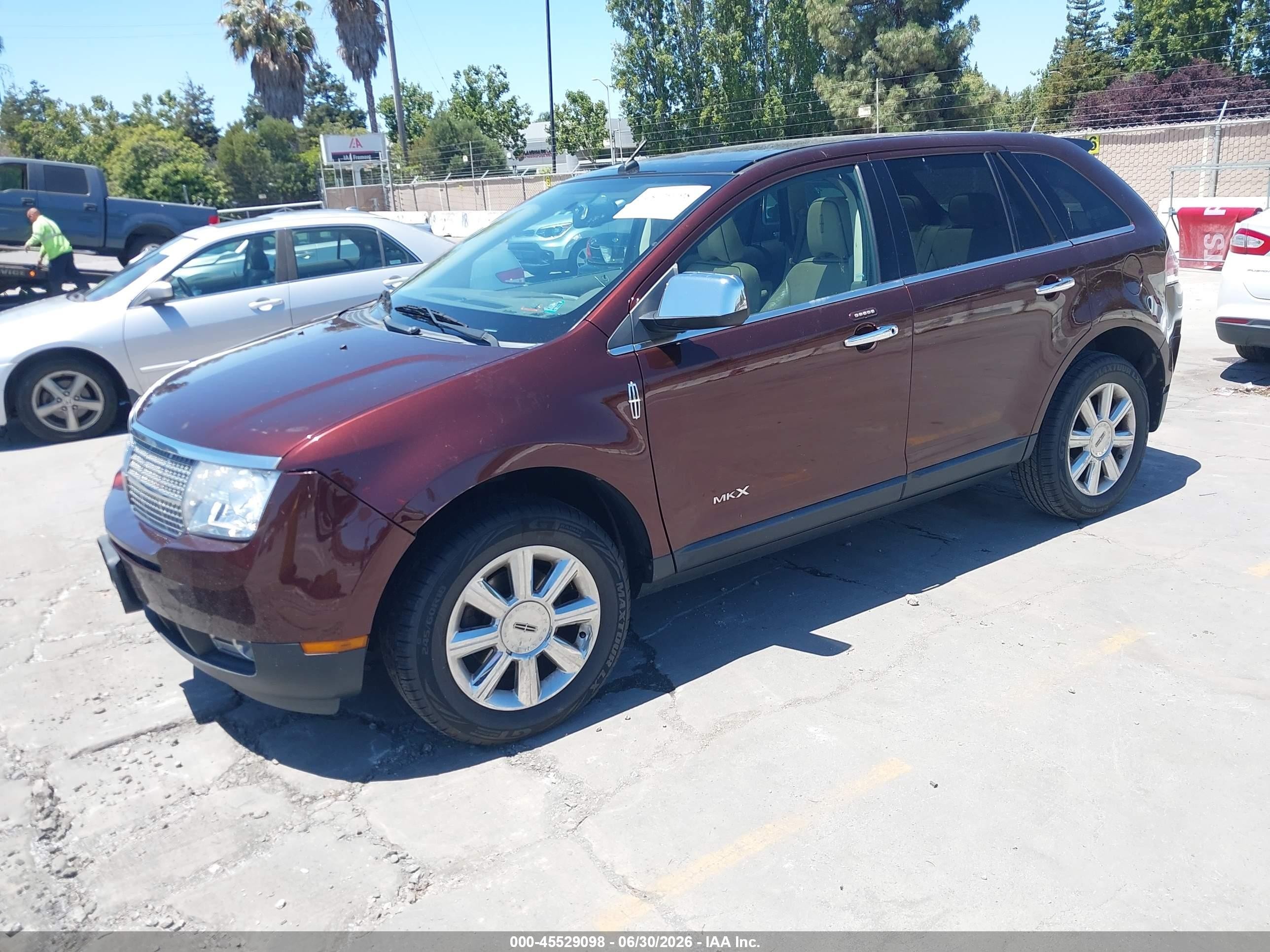 2009 Lincoln Mkx   Maroon vin: 2LMDU88C69BJ12591