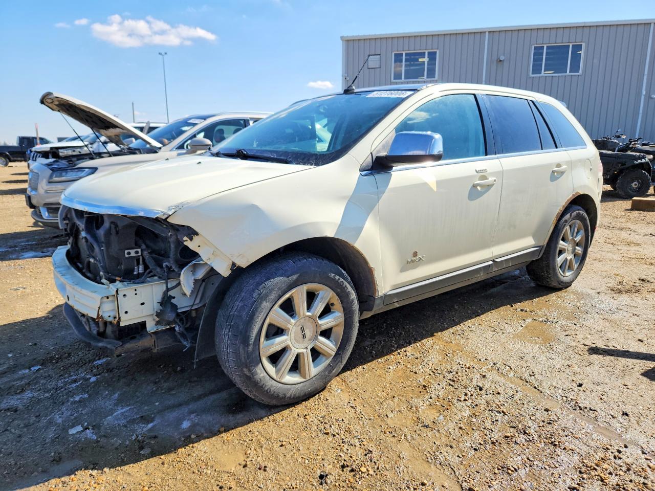 2007 Lincoln Mkx Cream vin: 2LMDU88C77BJ02780