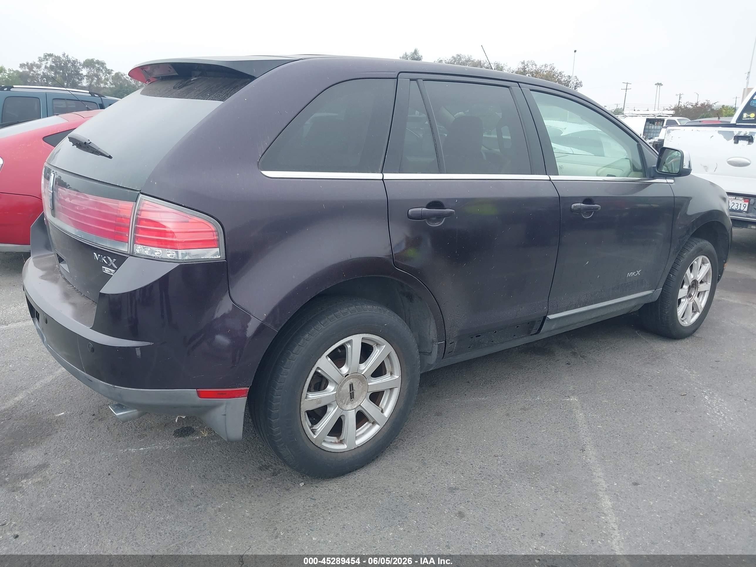 2007 Lincoln Mkx   Black vin: 2LMDU88C77BJ05078