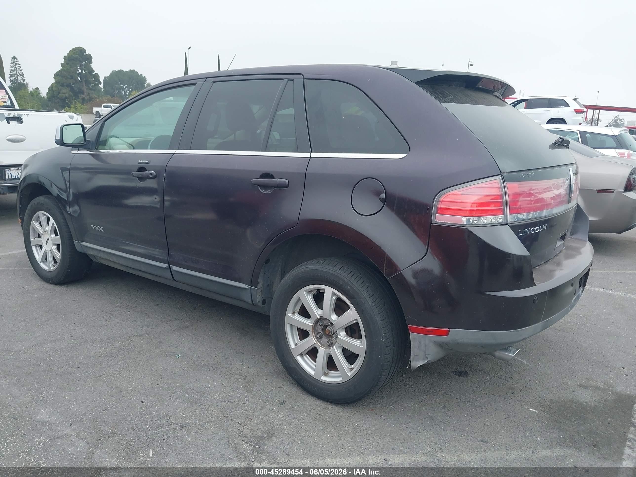 2007 Lincoln Mkx   Black vin: 2LMDU88C77BJ05078