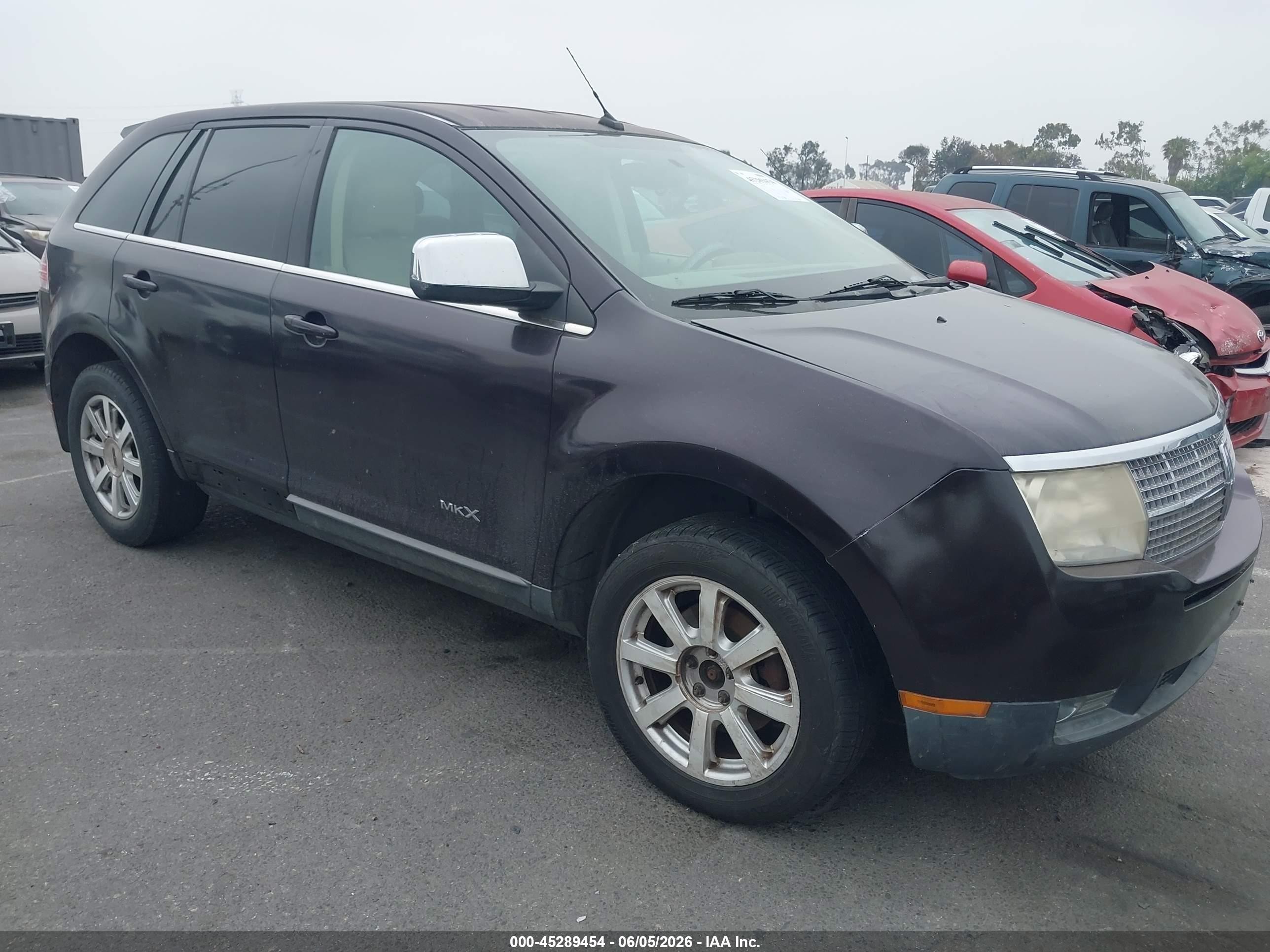 2007 Lincoln Mkx   Black vin: 2LMDU88C77BJ05078