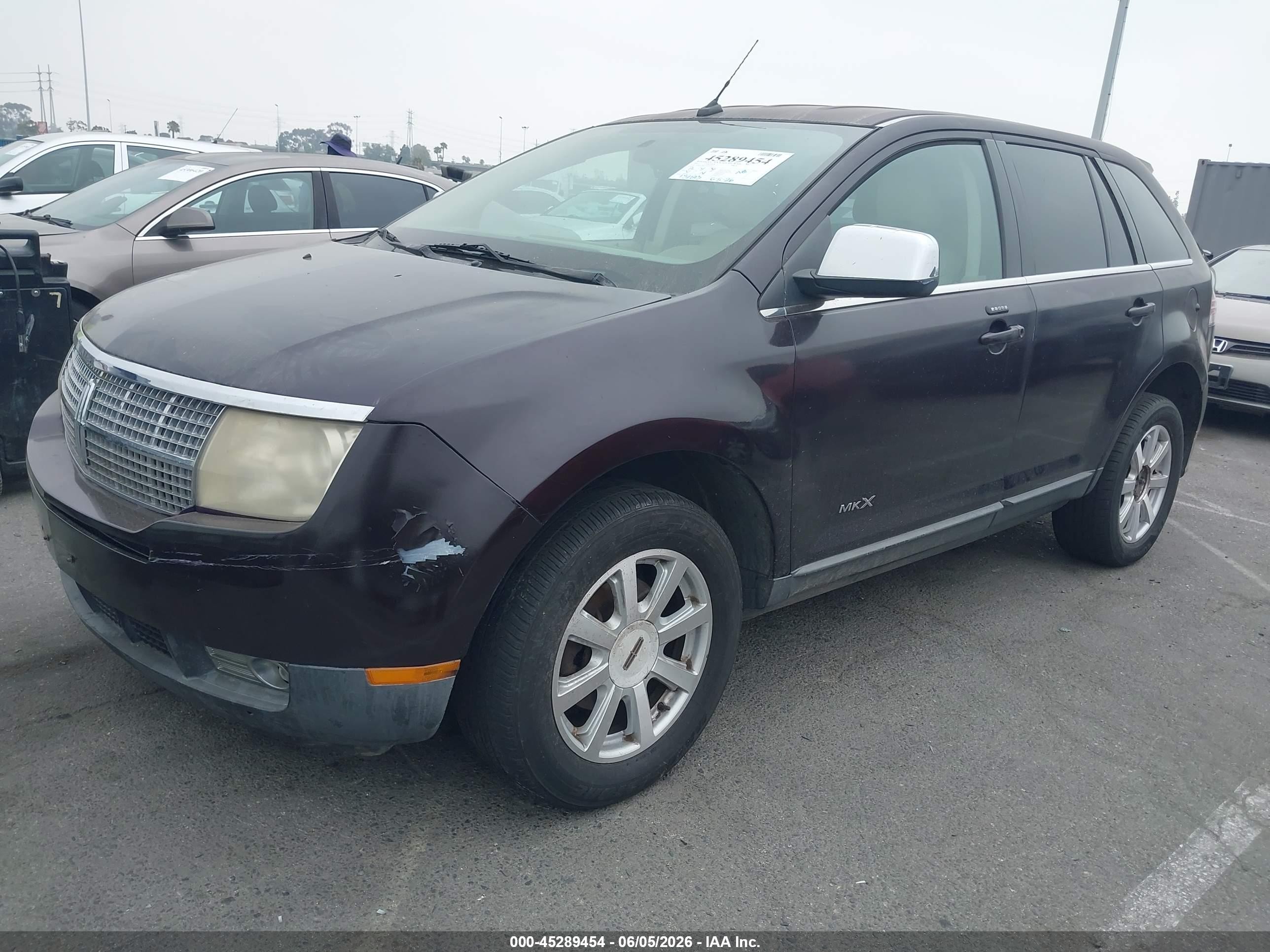 2007 Lincoln Mkx   Black vin: 2LMDU88C77BJ05078