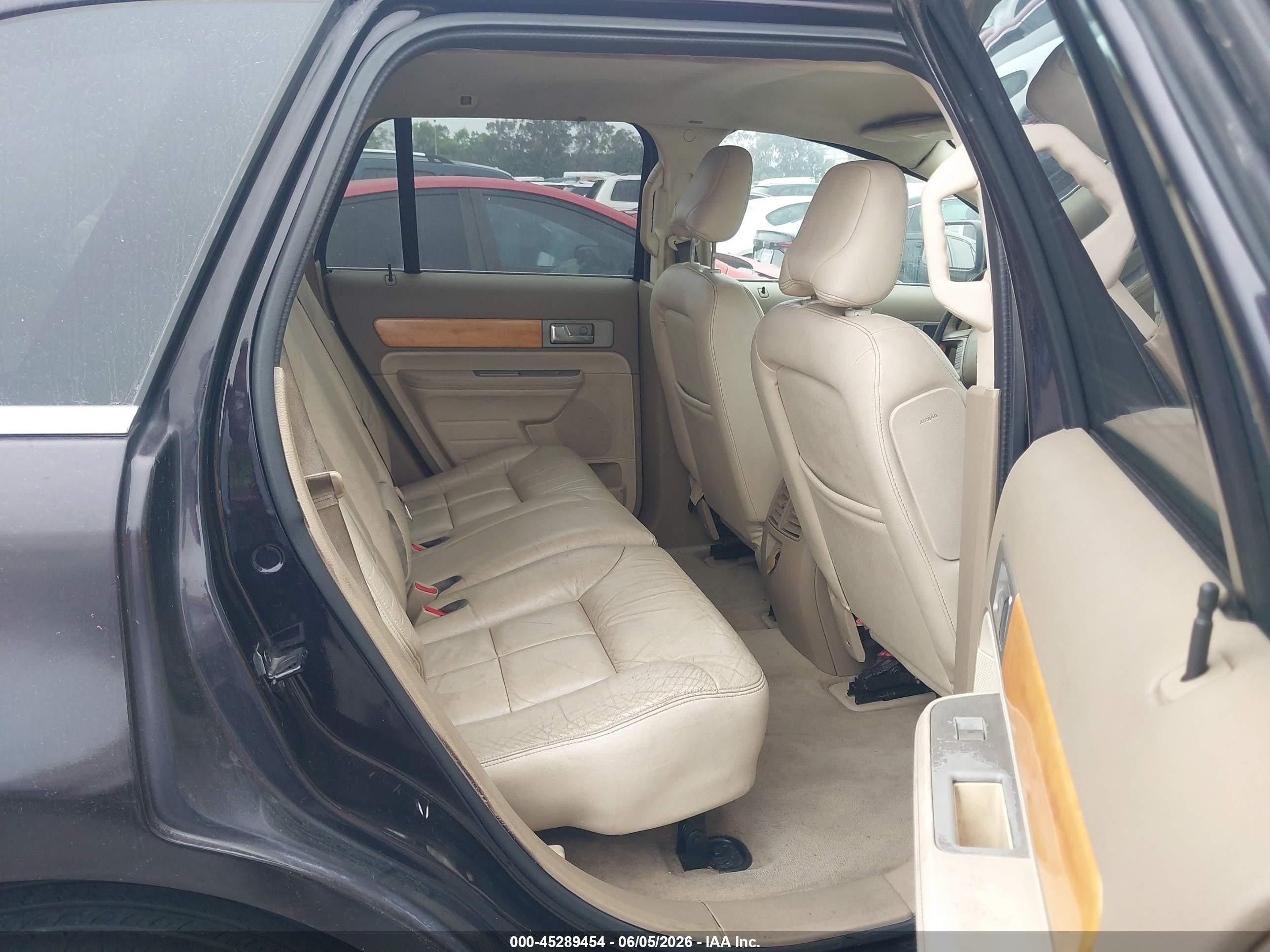 2007 Lincoln Mkx   Black vin: 2LMDU88C77BJ05078