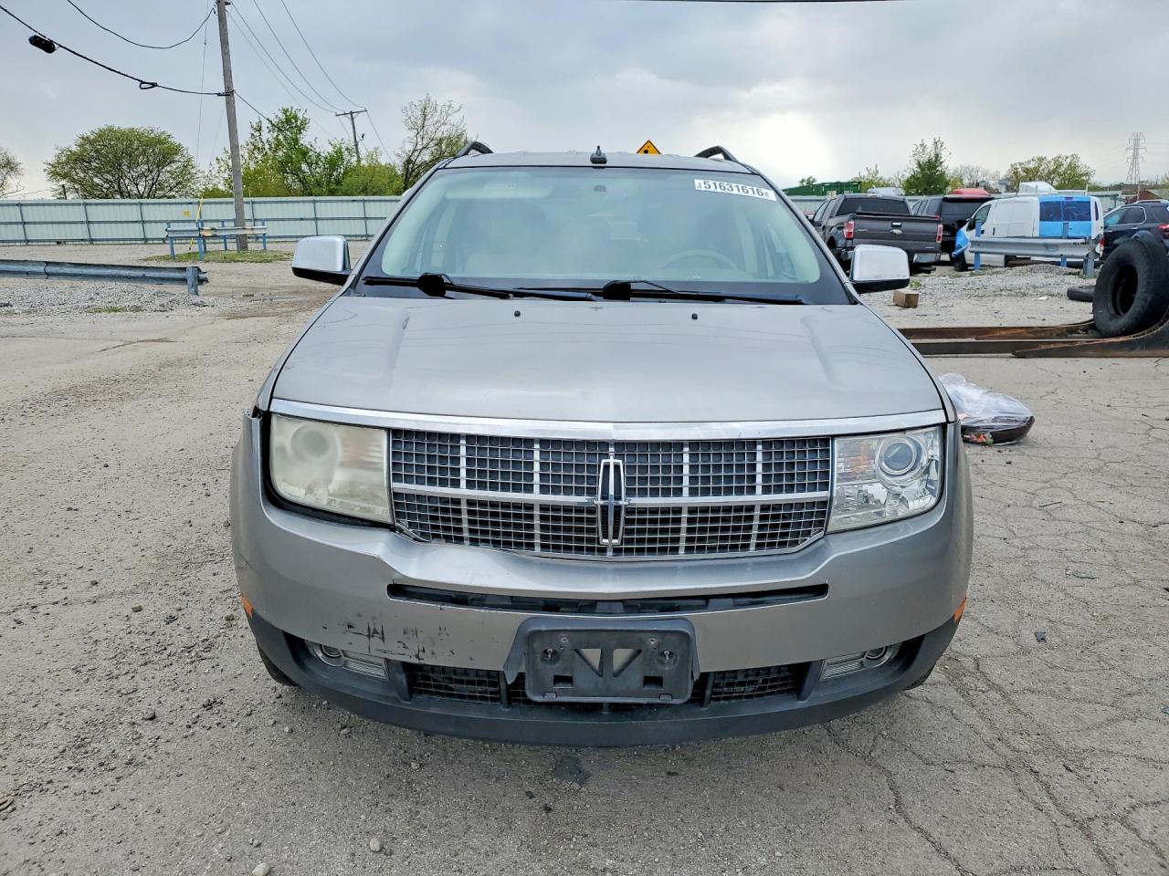 2008 Lincoln Mkx Beige vin: 2LMDU88C78BJ04210
