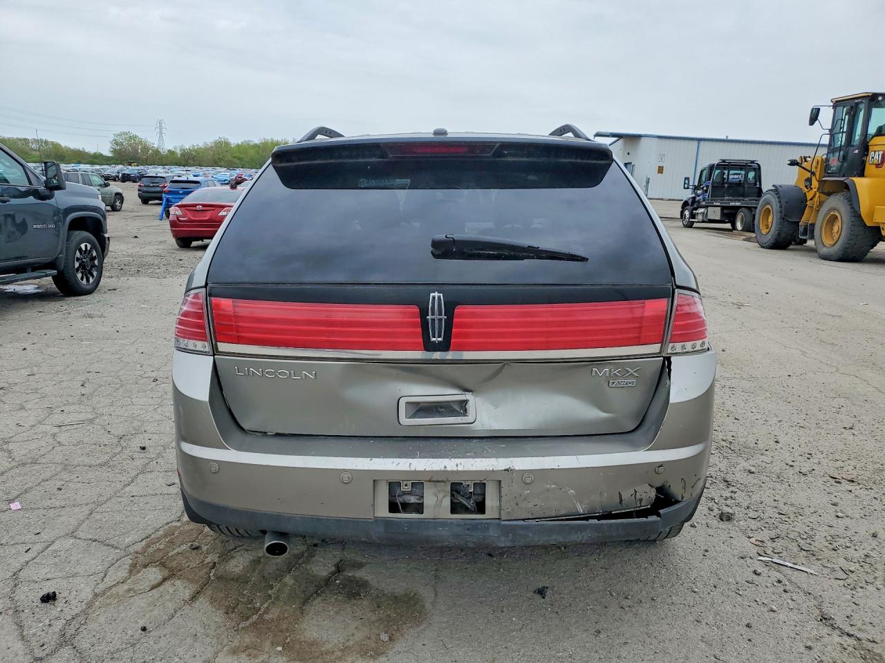 2008 Lincoln Mkx Beige vin: 2LMDU88C78BJ04210