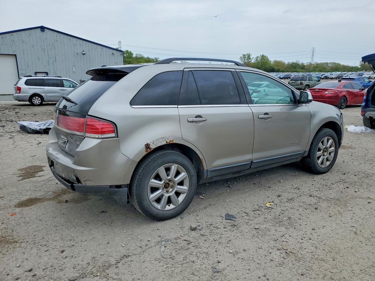 2008 Lincoln Mkx Beige vin: 2LMDU88C78BJ04210