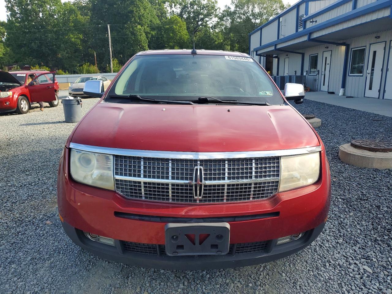 2008 Lincoln Mkx Red vin: 2LMDU88C78BJ29737