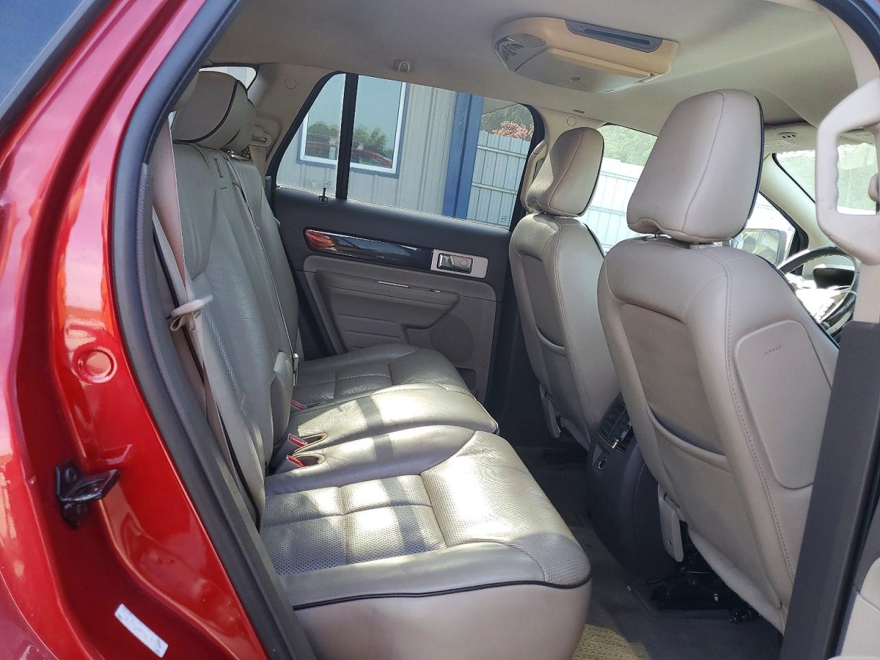 2008 Lincoln Mkx Red vin: 2LMDU88C78BJ29737