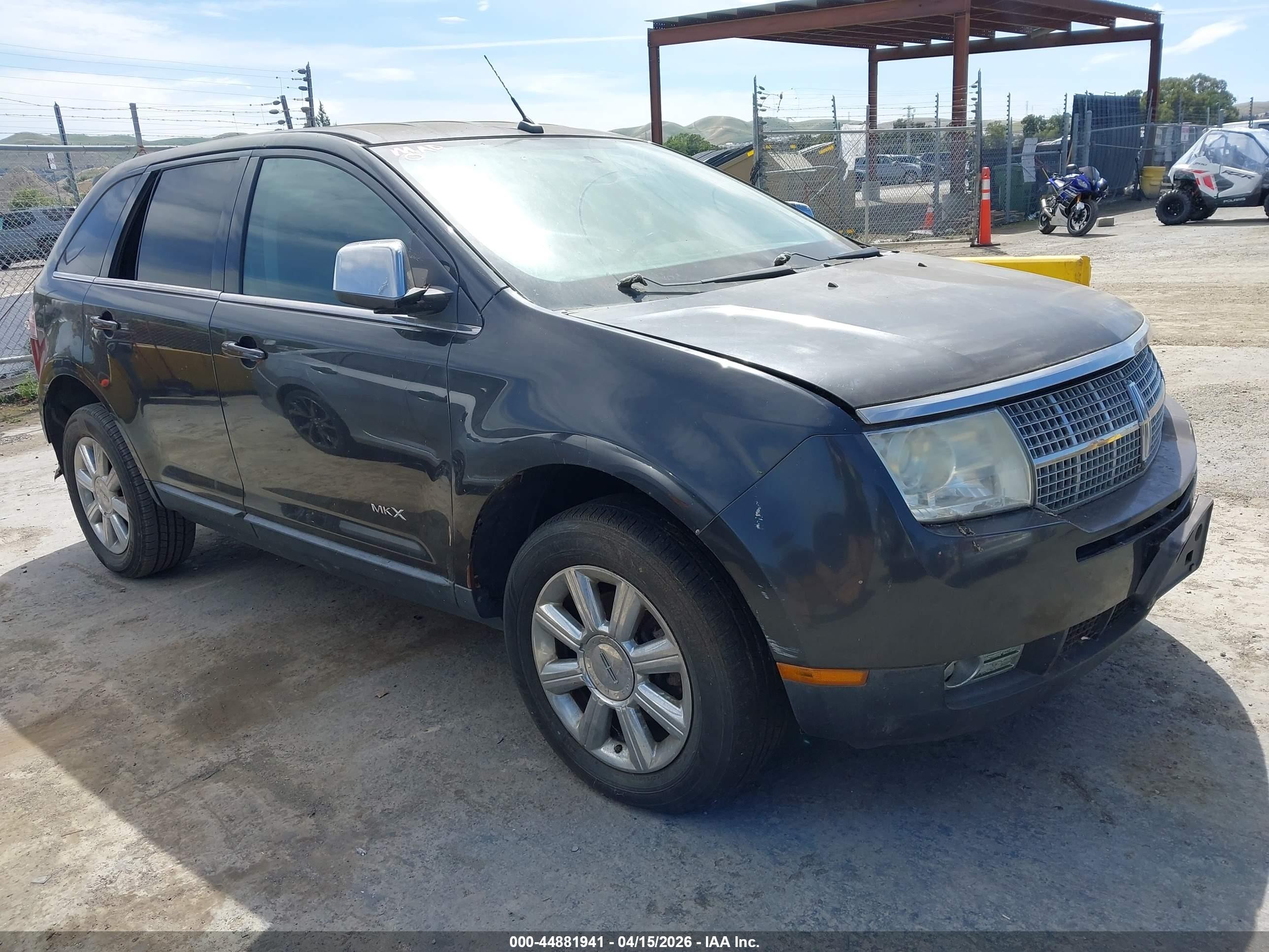 2007 Lincoln Mkx   Gray vin: 2LMDU88C87BJ06000