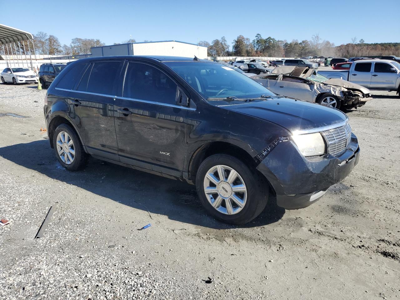 2007 Lincoln Mkx Black vin: 2LMDU88C87BJ09561
