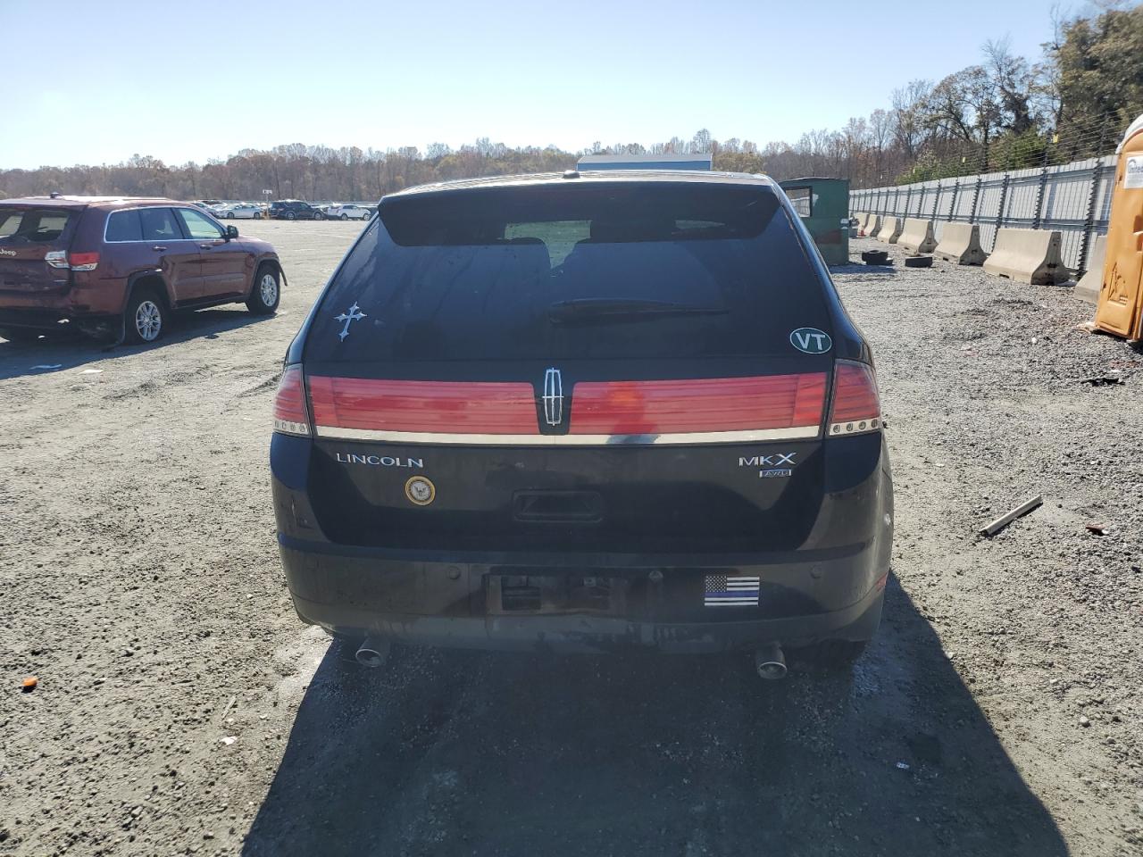 2007 Lincoln Mkx Black vin: 2LMDU88C87BJ09561