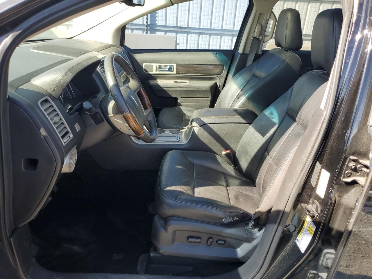 2007 Lincoln Mkx Black vin: 2LMDU88C87BJ09561
