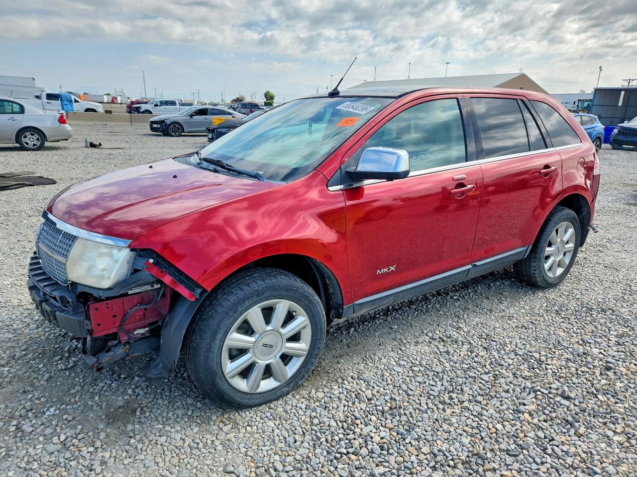 2007 Lincoln Mkx Red vin: 2LMDU88C87BJ32421