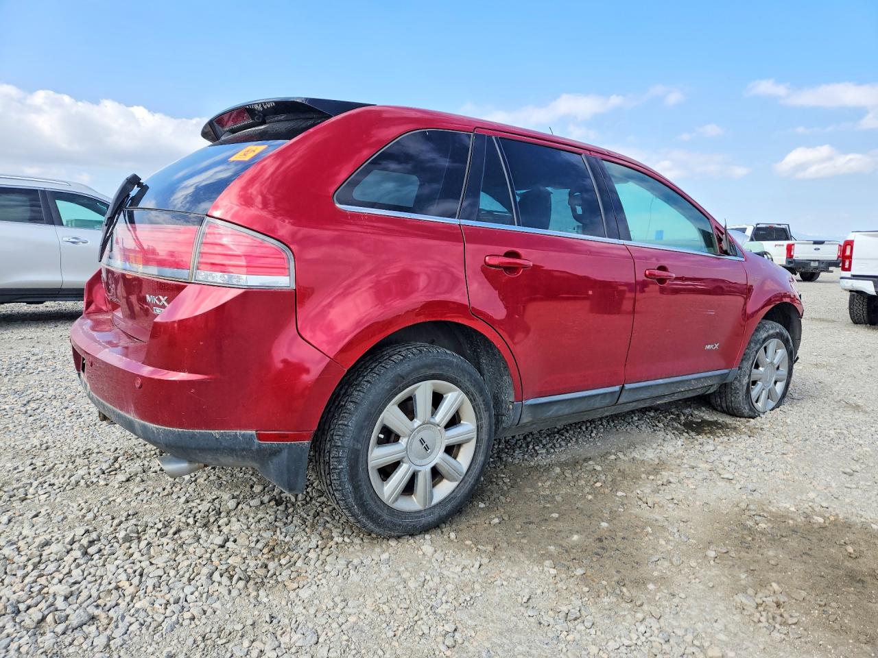 2007 Lincoln Mkx Red vin: 2LMDU88C87BJ32421