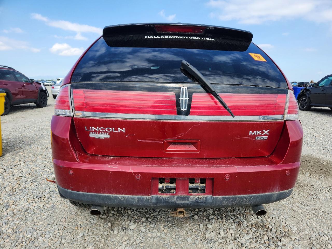 2007 Lincoln Mkx Red vin: 2LMDU88C87BJ32421