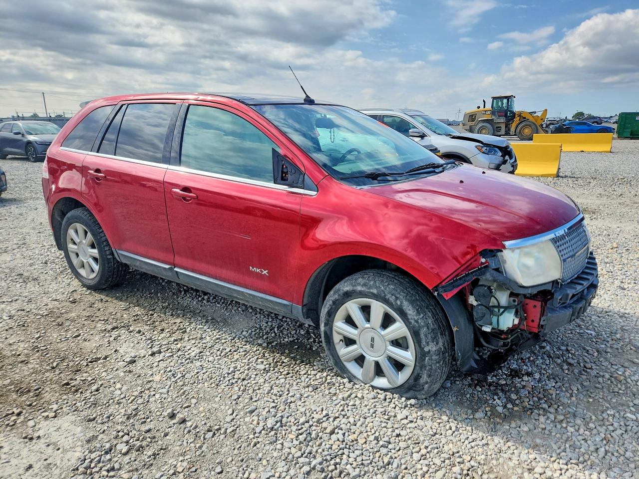 2007 Lincoln Mkx Red vin: 2LMDU88C87BJ32421