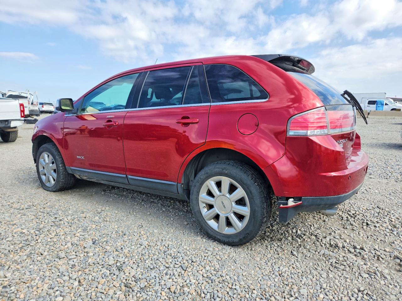 2007 Lincoln Mkx Red vin: 2LMDU88C87BJ32421