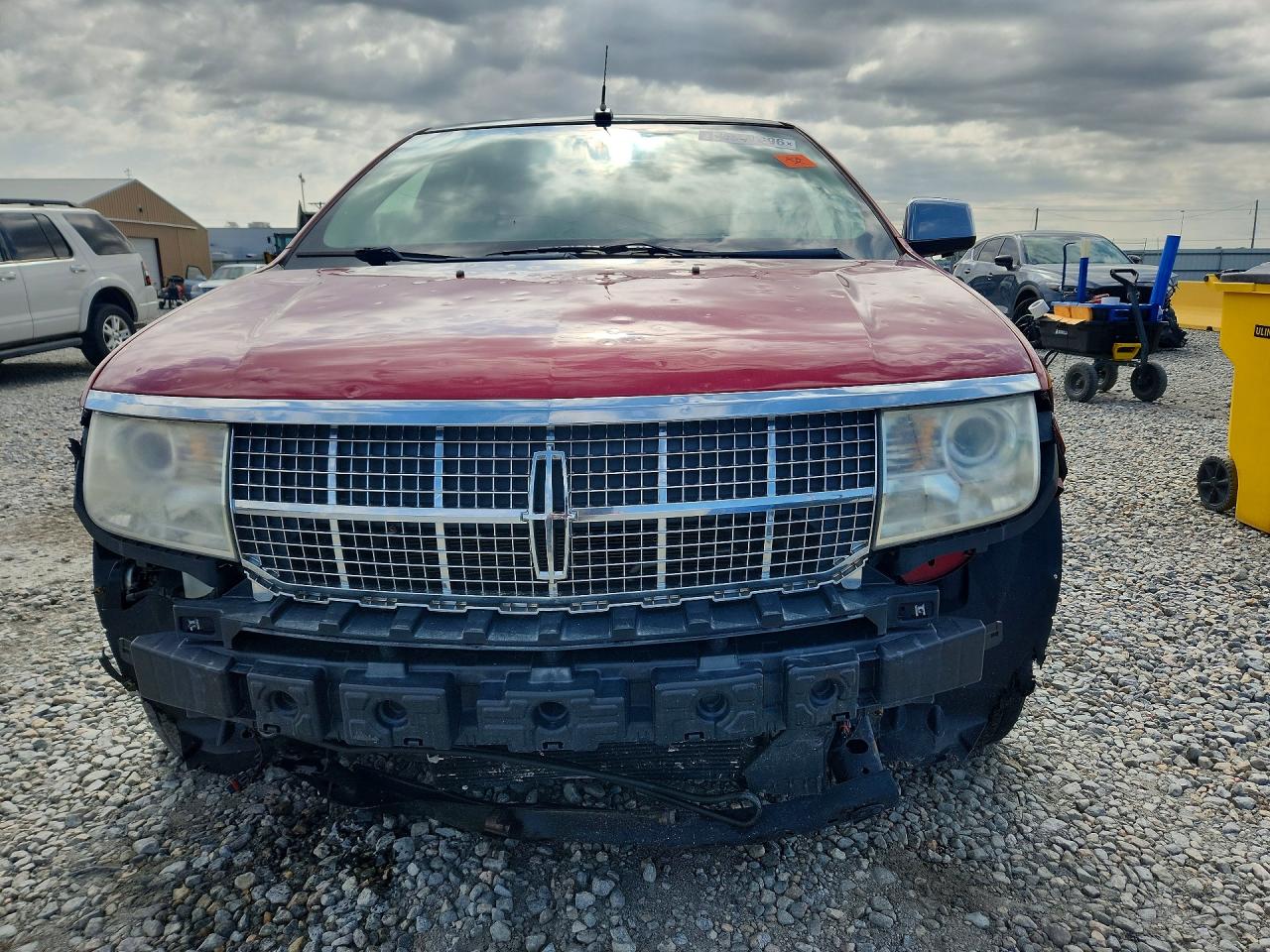 2007 Lincoln Mkx Red vin: 2LMDU88C87BJ32421