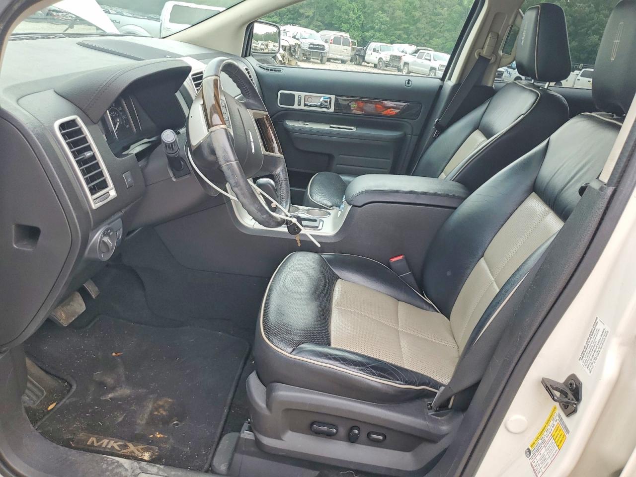 2008 Lincoln Mkx White vin: 2LMDU88C88BJ15216