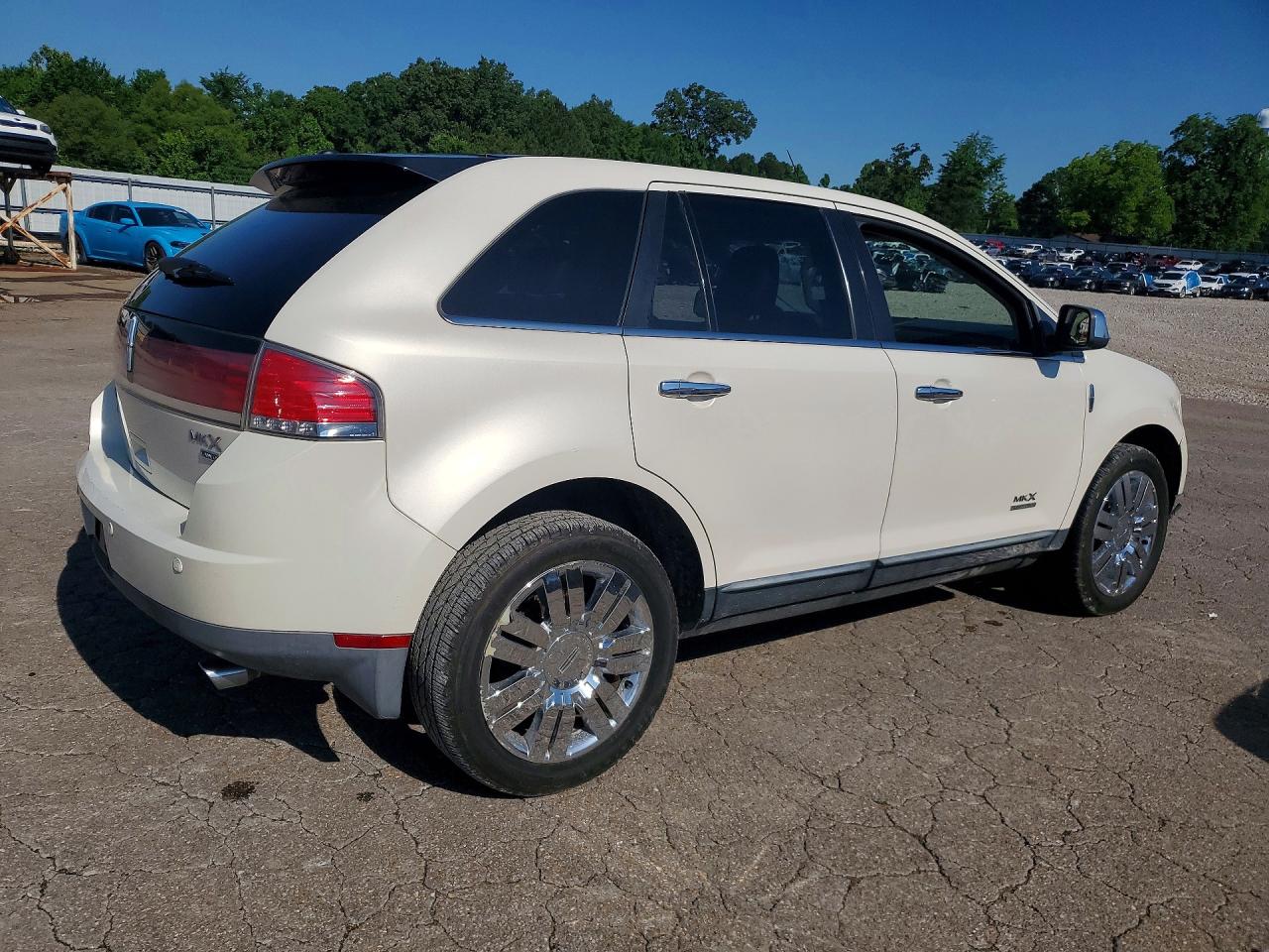 2008 Lincoln Mkx White vin: 2LMDU88C88BJ15216