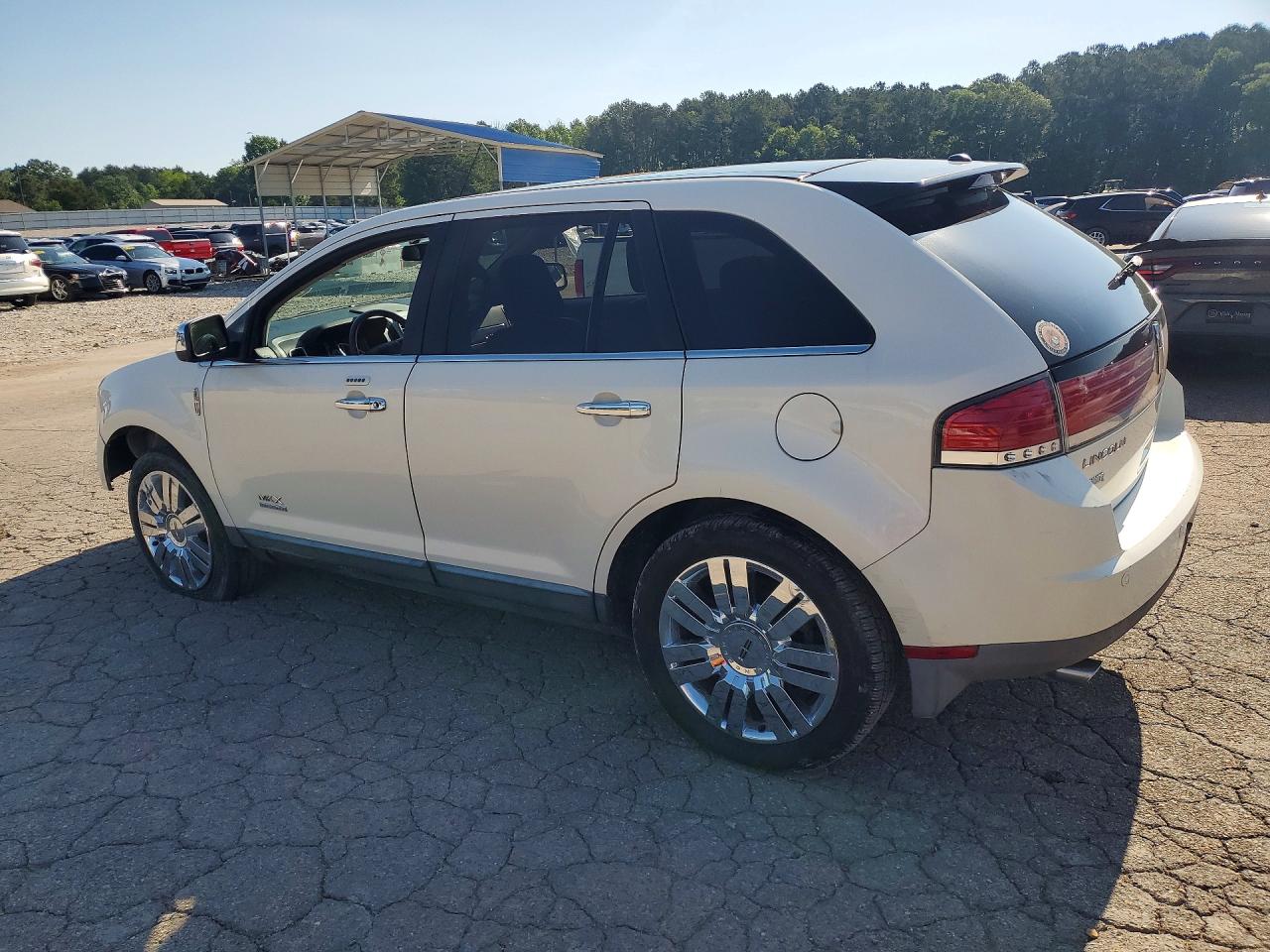 2008 Lincoln Mkx White vin: 2LMDU88C88BJ15216