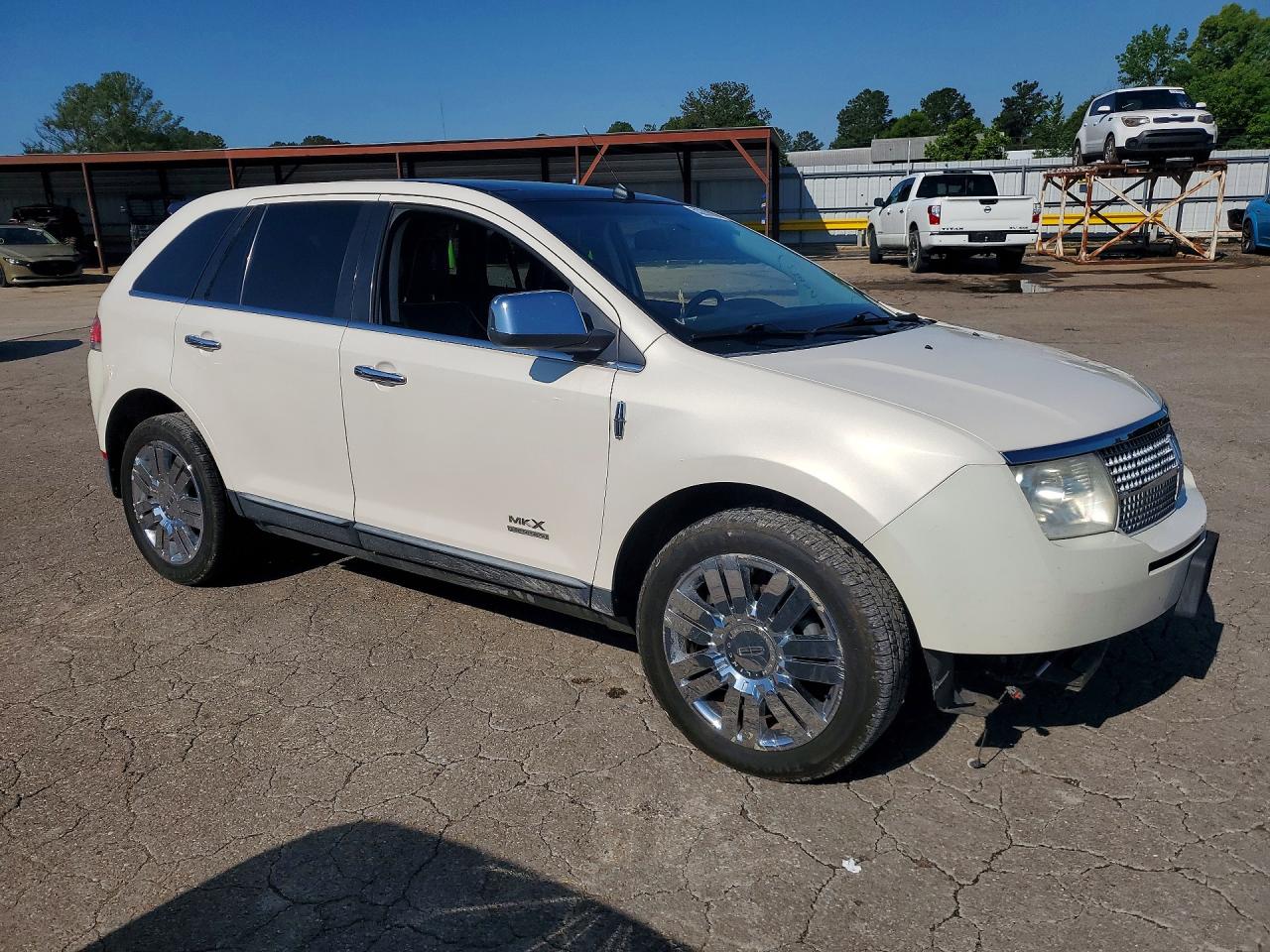 2008 Lincoln Mkx White vin: 2LMDU88C88BJ15216