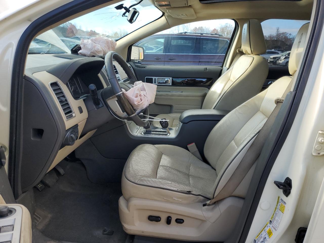 2008 Lincoln Mkx White vin: 2LMDU88C88BJ15328