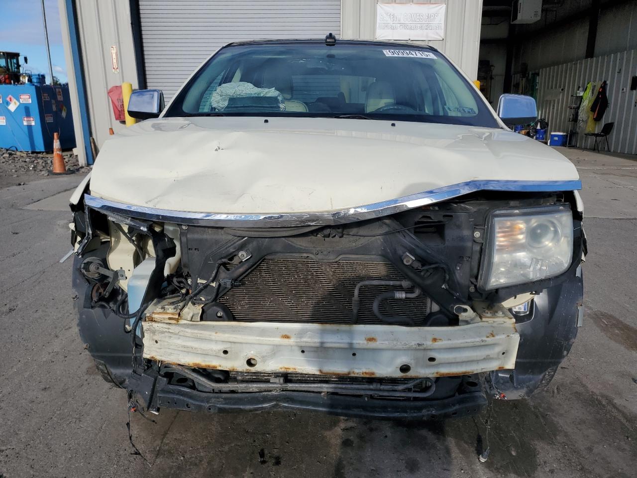 2008 Lincoln Mkx White vin: 2LMDU88C88BJ15328