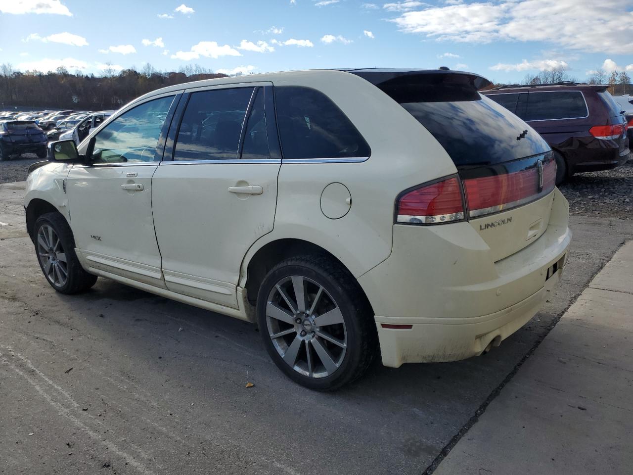 2008 Lincoln Mkx White vin: 2LMDU88C88BJ15328