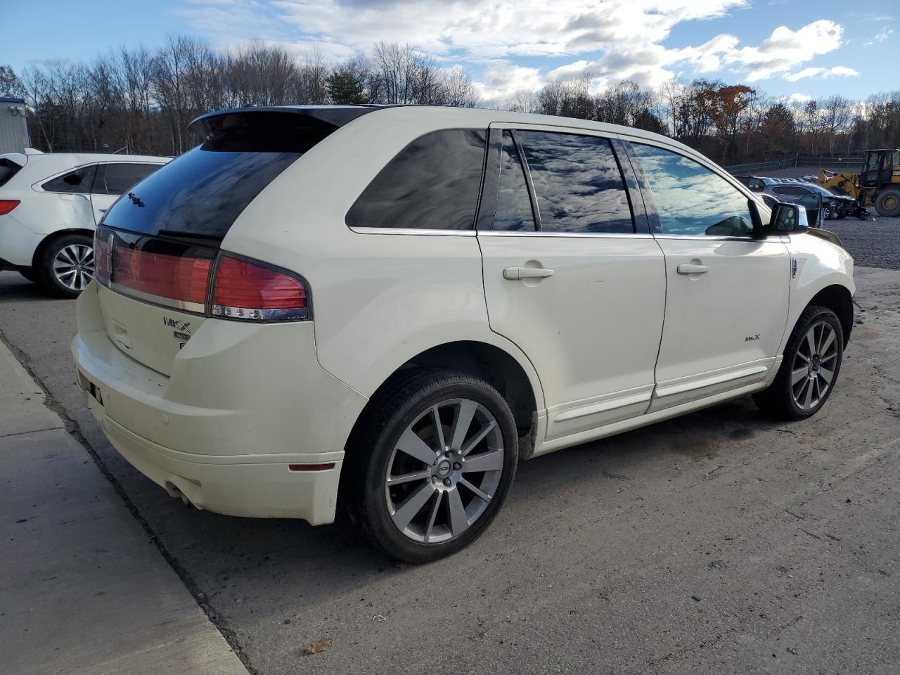 2008 Lincoln Mkx White vin: 2LMDU88C88BJ15328