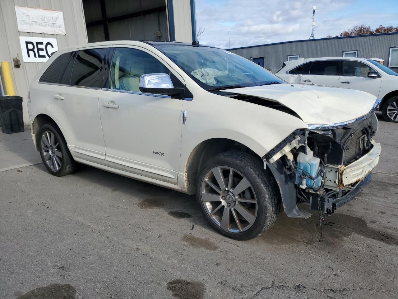2008 Lincoln Mkx White vin: 2LMDU88C88BJ15328