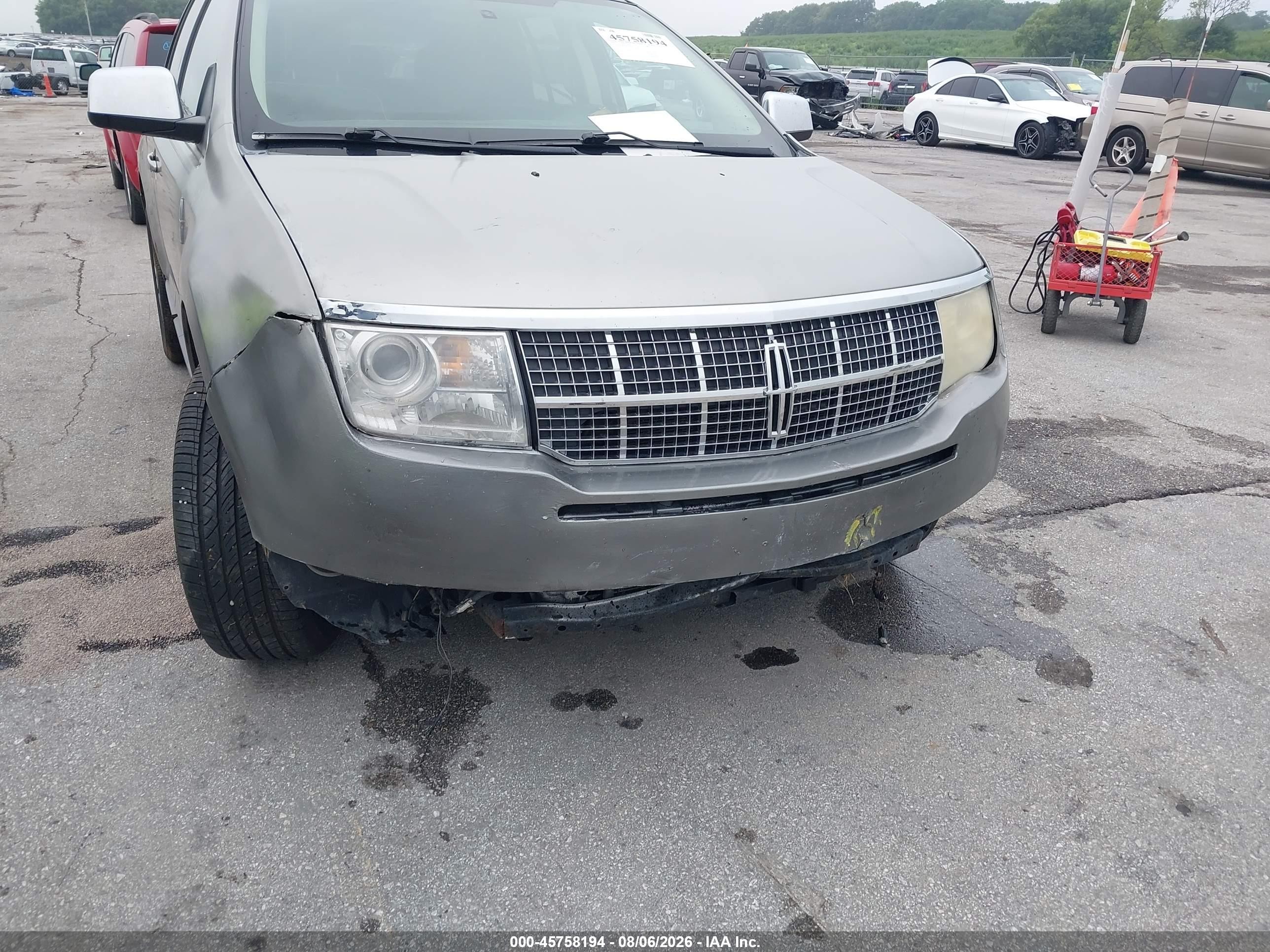 2008 Lincoln Mkx   Beige vin: 2LMDU88C88BJ16625