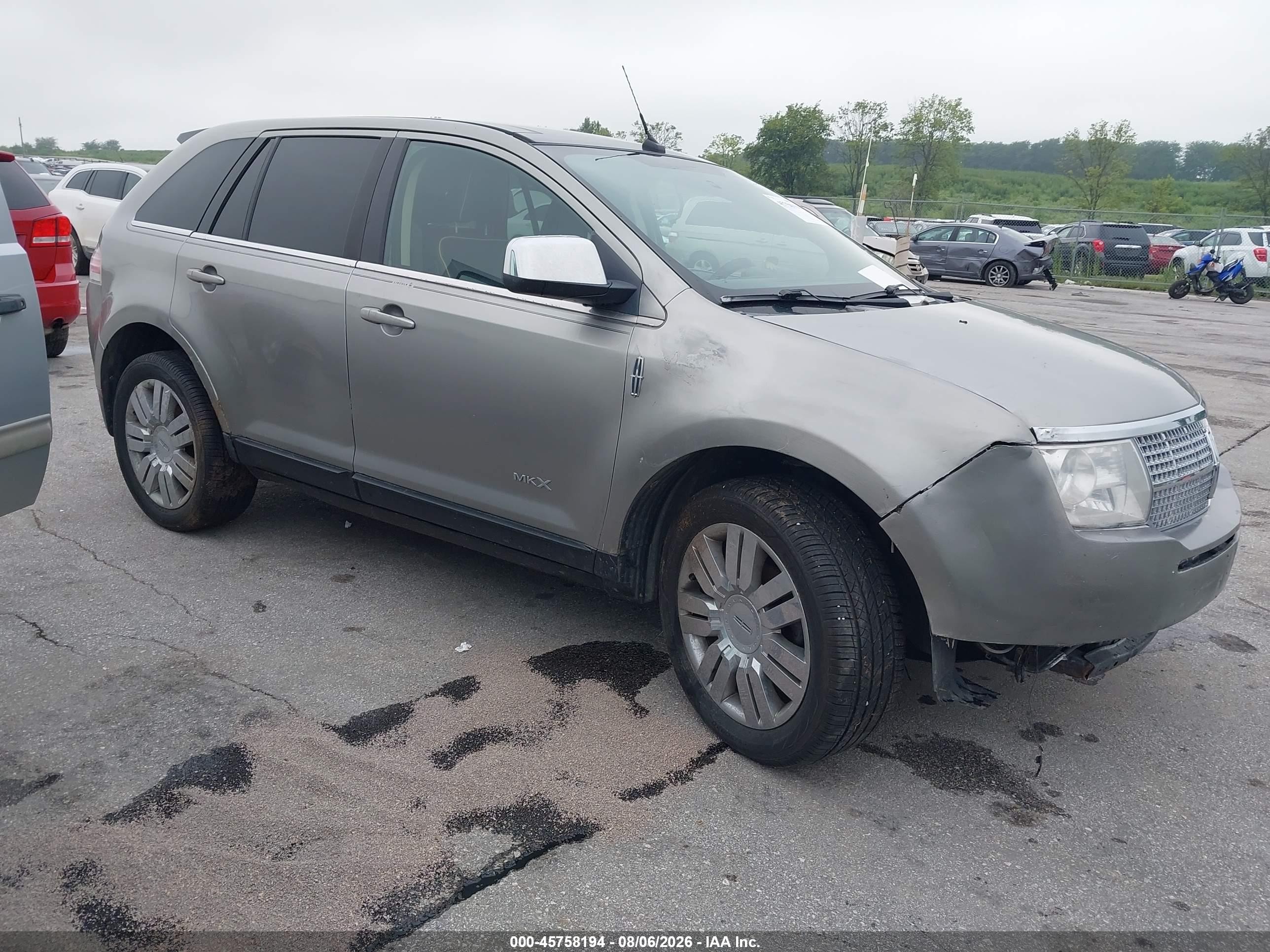 2008 Lincoln Mkx   Beige vin: 2LMDU88C88BJ16625