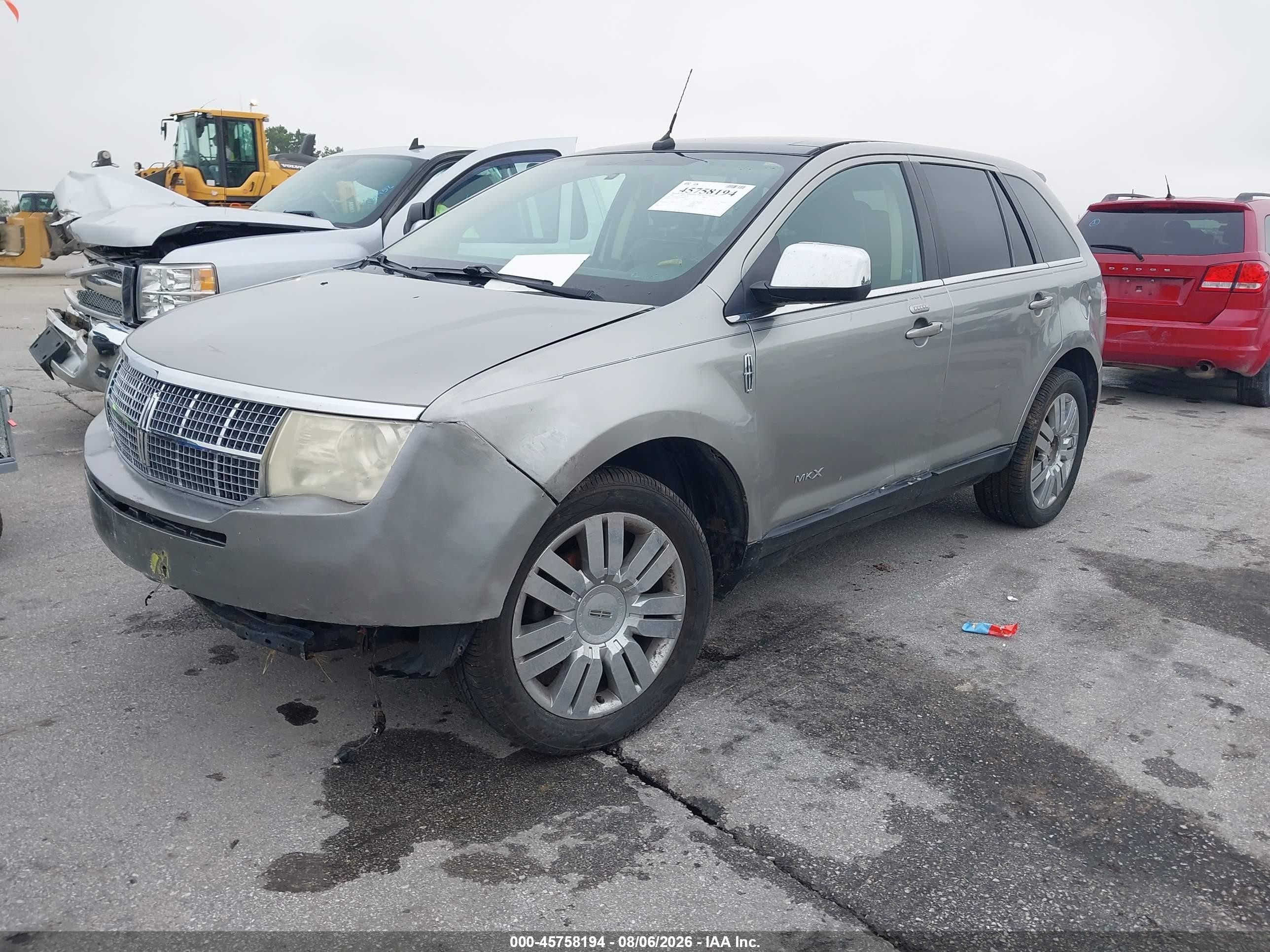 2008 Lincoln Mkx   Beige vin: 2LMDU88C88BJ16625
