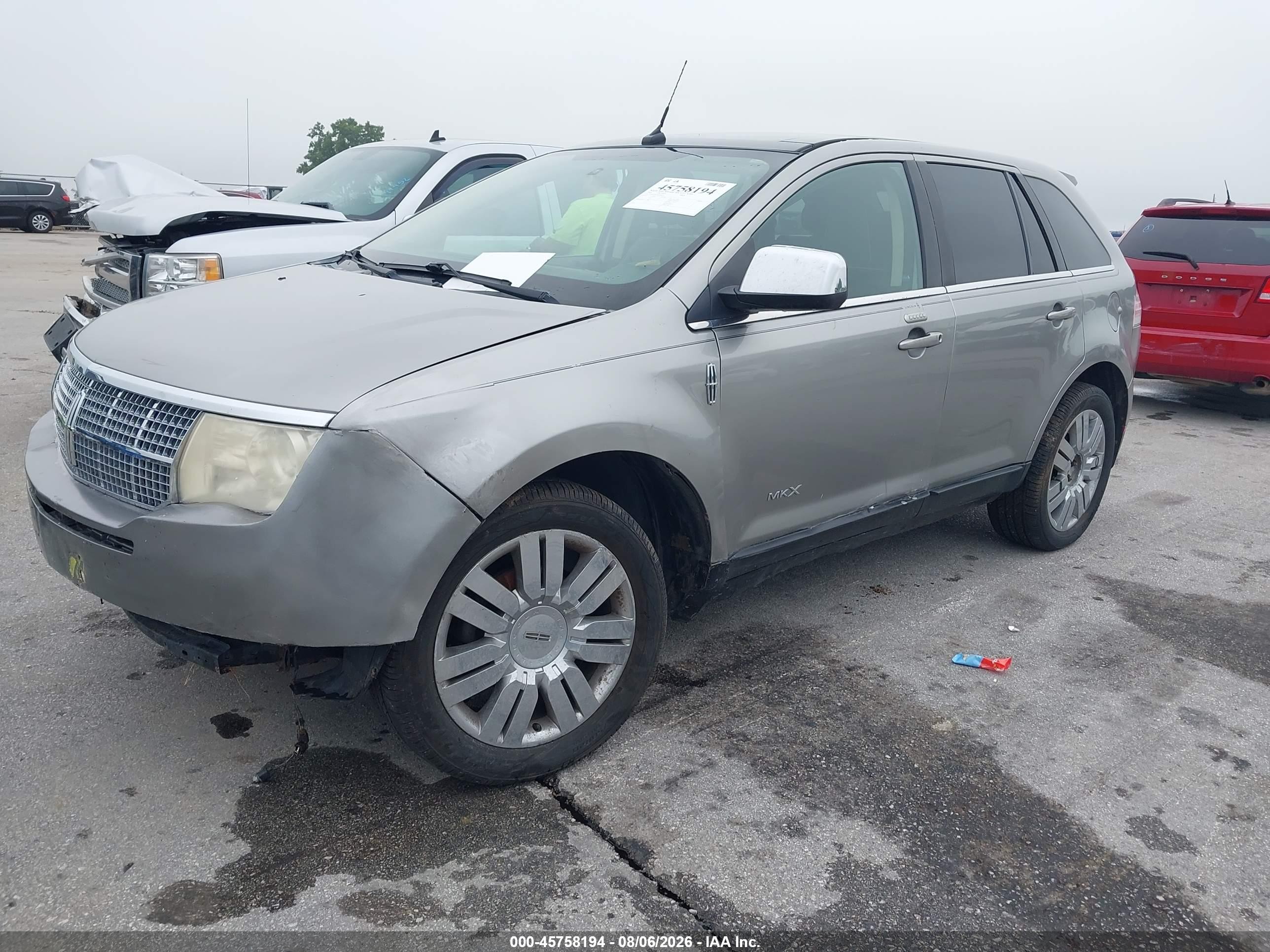 2008 Lincoln Mkx   Beige vin: 2LMDU88C88BJ16625