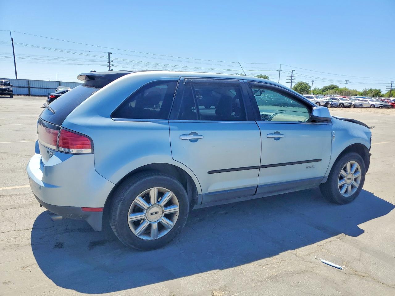 2008 Lincoln Mkx Blue vin: 2LMDU88C88BJ30430