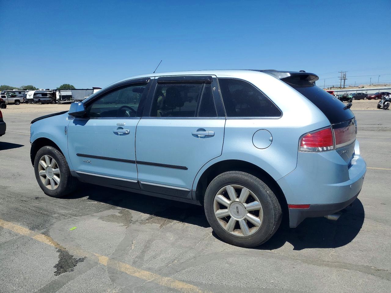2008 Lincoln Mkx Blue vin: 2LMDU88C88BJ30430