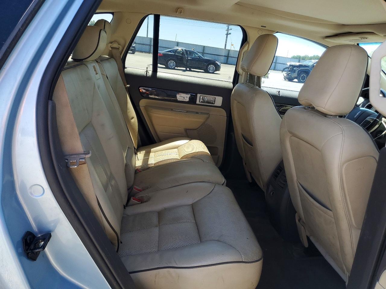 2008 Lincoln Mkx Blue vin: 2LMDU88C88BJ30430