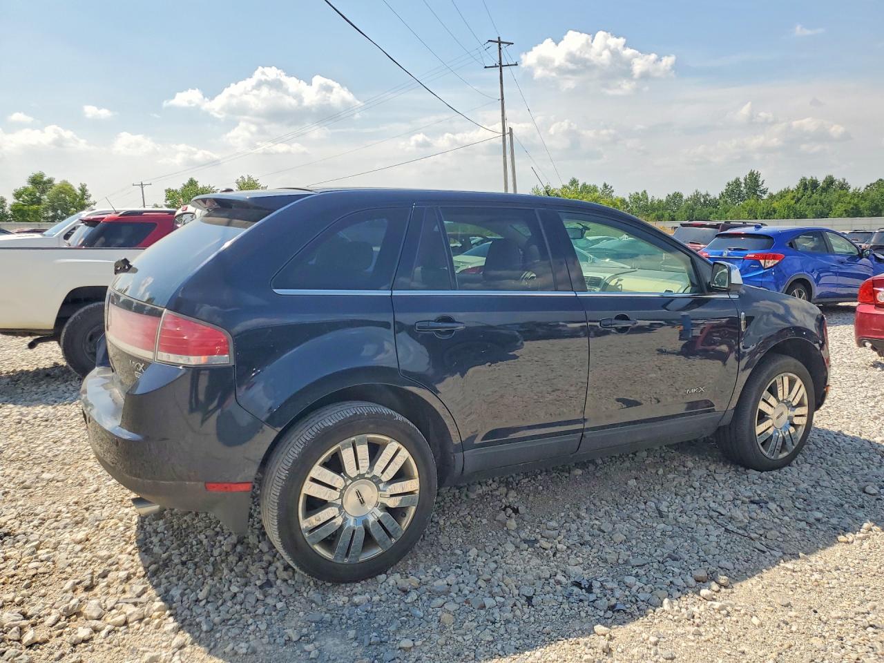 2008 Lincoln Mkx Blue vin: 2LMDU88C88BJ37135