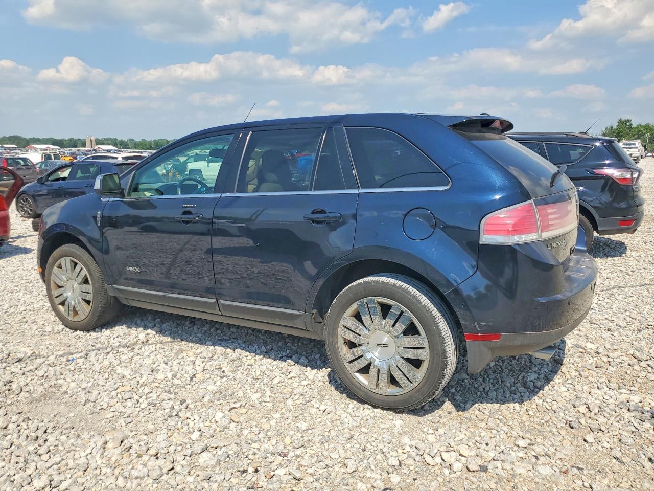 2008 Lincoln Mkx Blue vin: 2LMDU88C88BJ37135